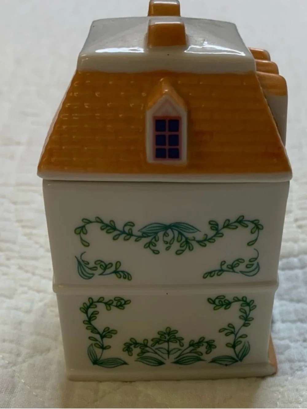 Lenox Vintage 1989 Collectible Cinnamon Porcelain Spice Jar House Replacement